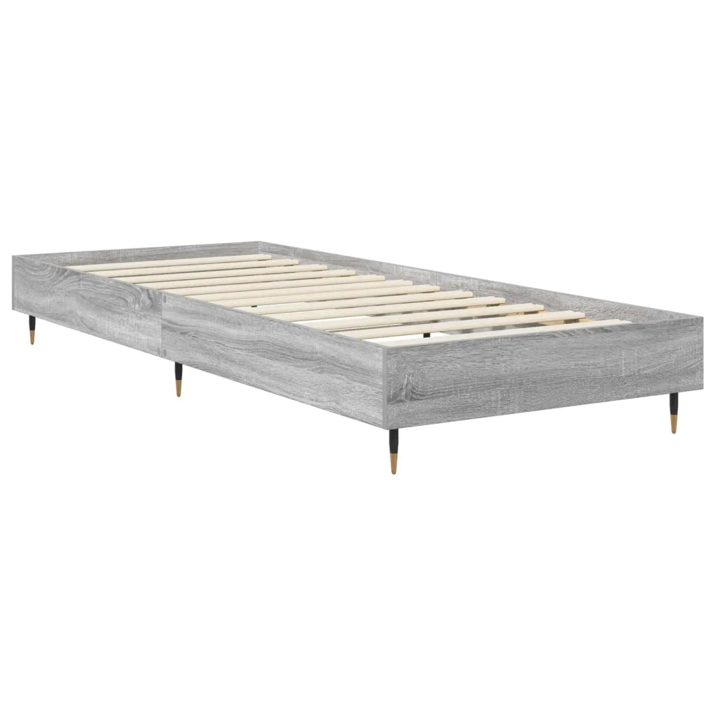 Struttura del letto-Giroletto Sonoma grigio 80 x 200 cm 284326