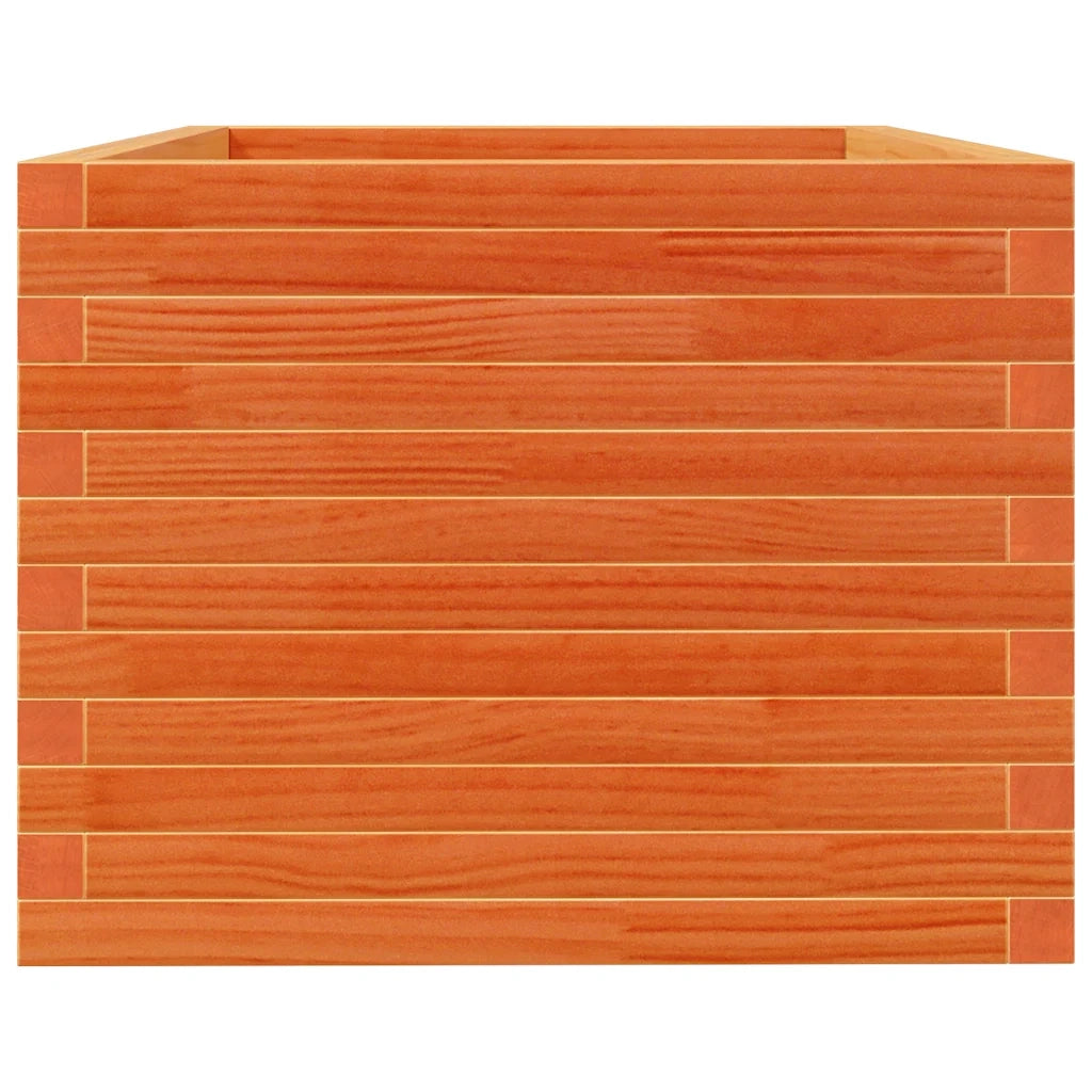 Fioriera Giardino Marrone Cera 90x60x49,5cm Legno Massello Pino 847385