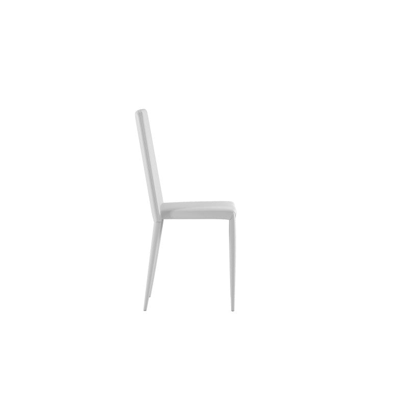 Sedia in similpelle Cleo 40cm X 42cm H 96cm Stones