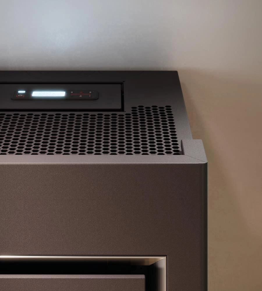 Cadel Prince 11 stufa Libera installazione Pellet Titanio