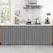 Gordini per cucina e bagno - impermeabili e adesivi - 1 pezzo - grigio - 80 x 100 cm