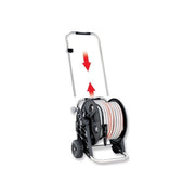 Trade Shop - Carrello In Alluminio Genius Compact-25 Silver Claber Per Irrigazione Giardino -