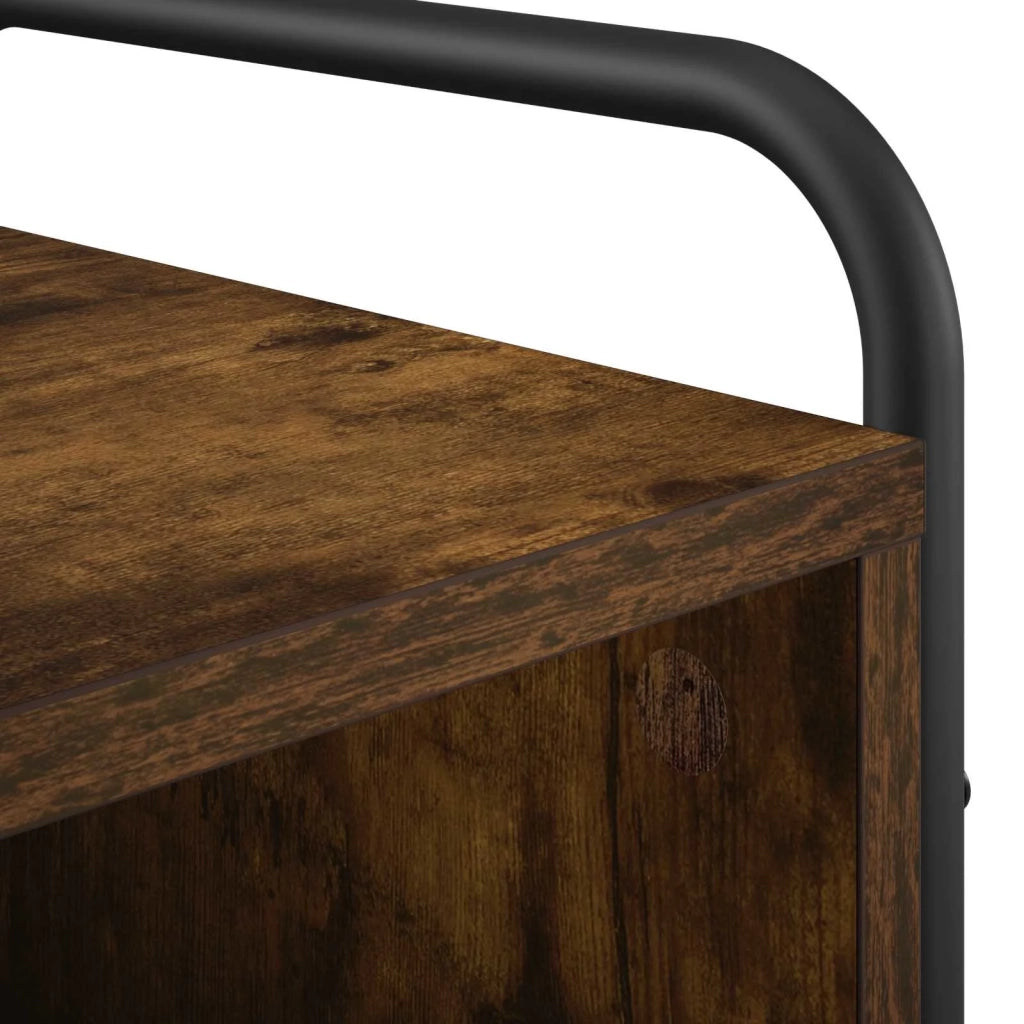 Armadio da Notte 2 pz Rovere Fumo 40 x 30 x 60 cm 8013511