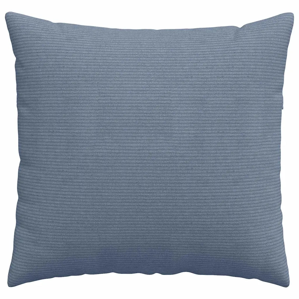 Cuscini da Divano 2 pz-Set di 2 Cuscini per Sofa Blu 45 x 45 cm Tessuto in Cords 910819