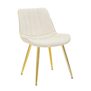 Set di 2 Sedie VKH382, Beige, Legno, 51x59x79 cm