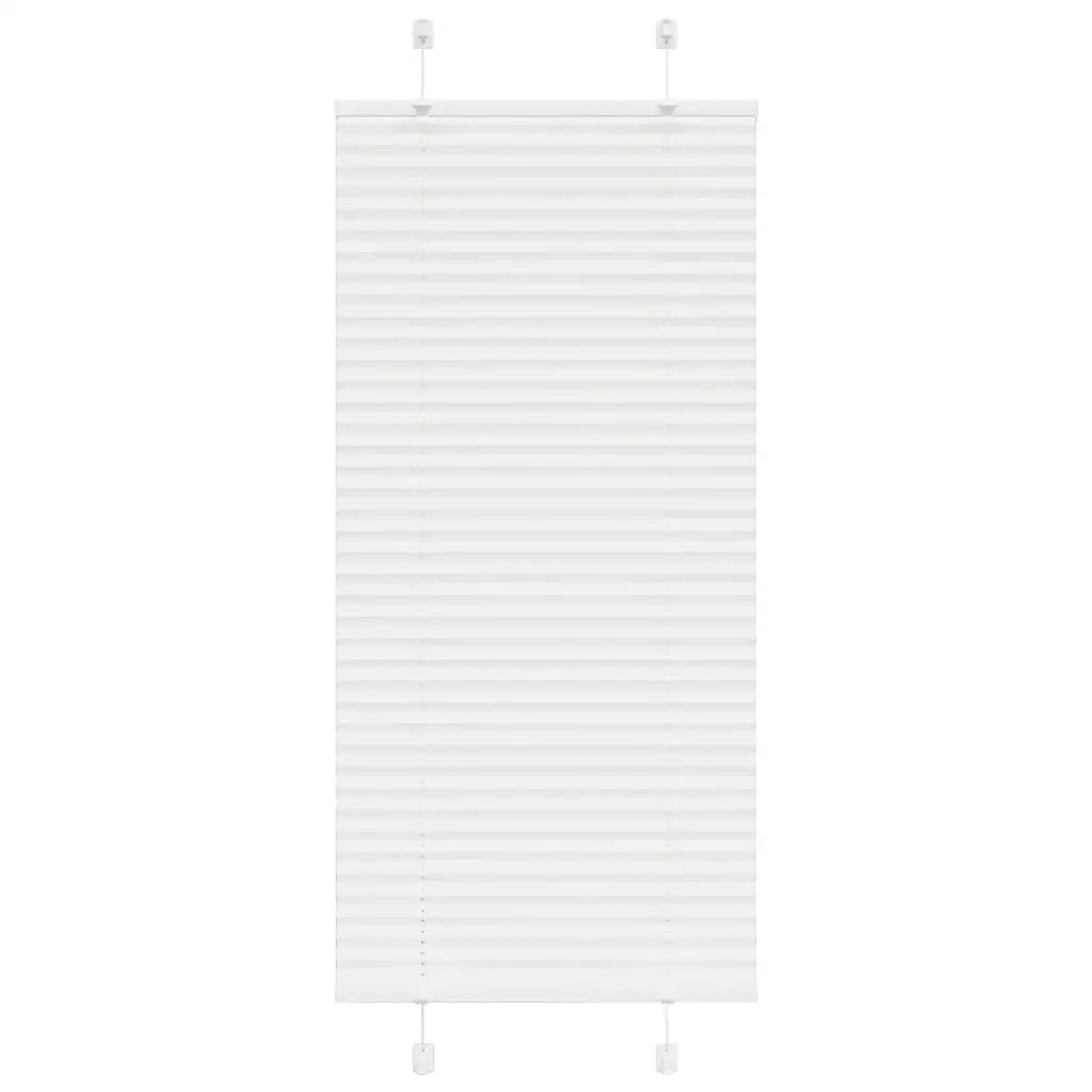 Tenda Plissettata Bianca 55x100 cm Larghezza Tessuto 54,4 cm