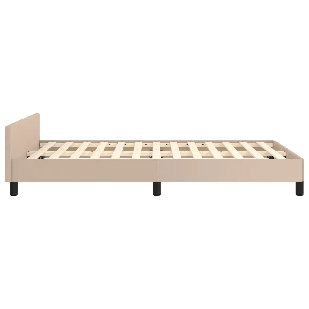 Giroletto con Testiera Cappuccino 120x200 cm in Similpelle 3125444