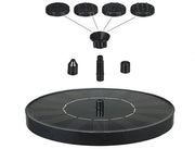 Fontana Solare a Energia Fotovoltaica - Pomp Idraulica per Giardino / Piscina / Piscina / Vasca Acquatica / Vasca per Uccelli - Getto Potente - 16 CM Fontana Idraulica