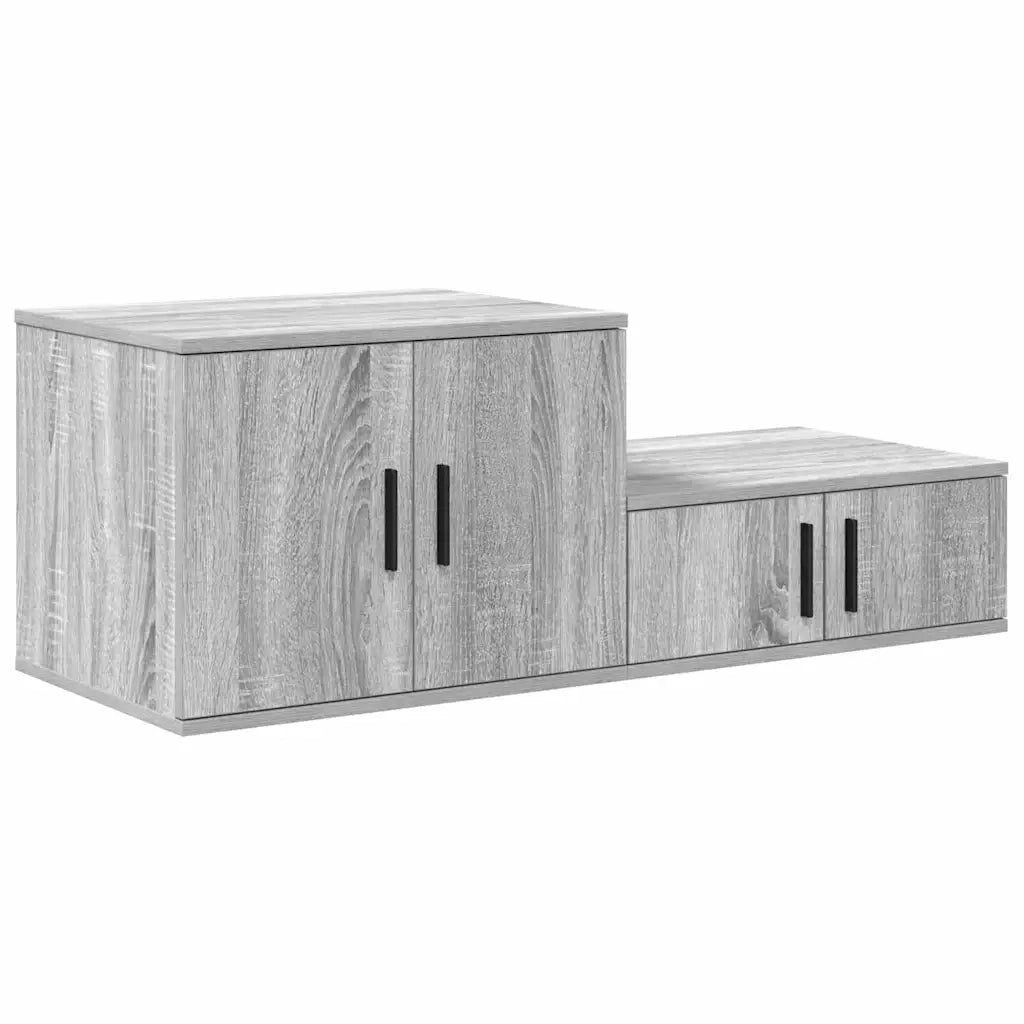 Armadio 2 pz Grigio Sonoma 127 x 41 x 40 cm Legno multistrato CFW2370555