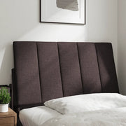 Cuscino Testiera Hanko Marrone Scuro 90 cm in Tessuto CFW5089449