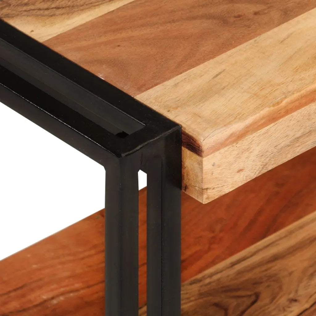 Mobile Porta TV 160x30x40 cm in Legno Massello di Acacia 356175