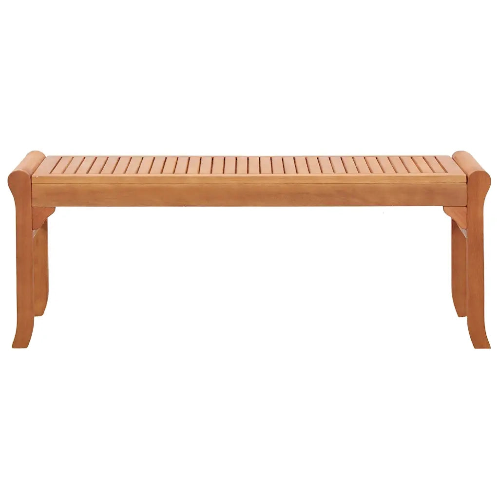 Panchina da Giardino | Panca da Giardino 2 Posti 120 cm in Legno Massello di Eucalipto