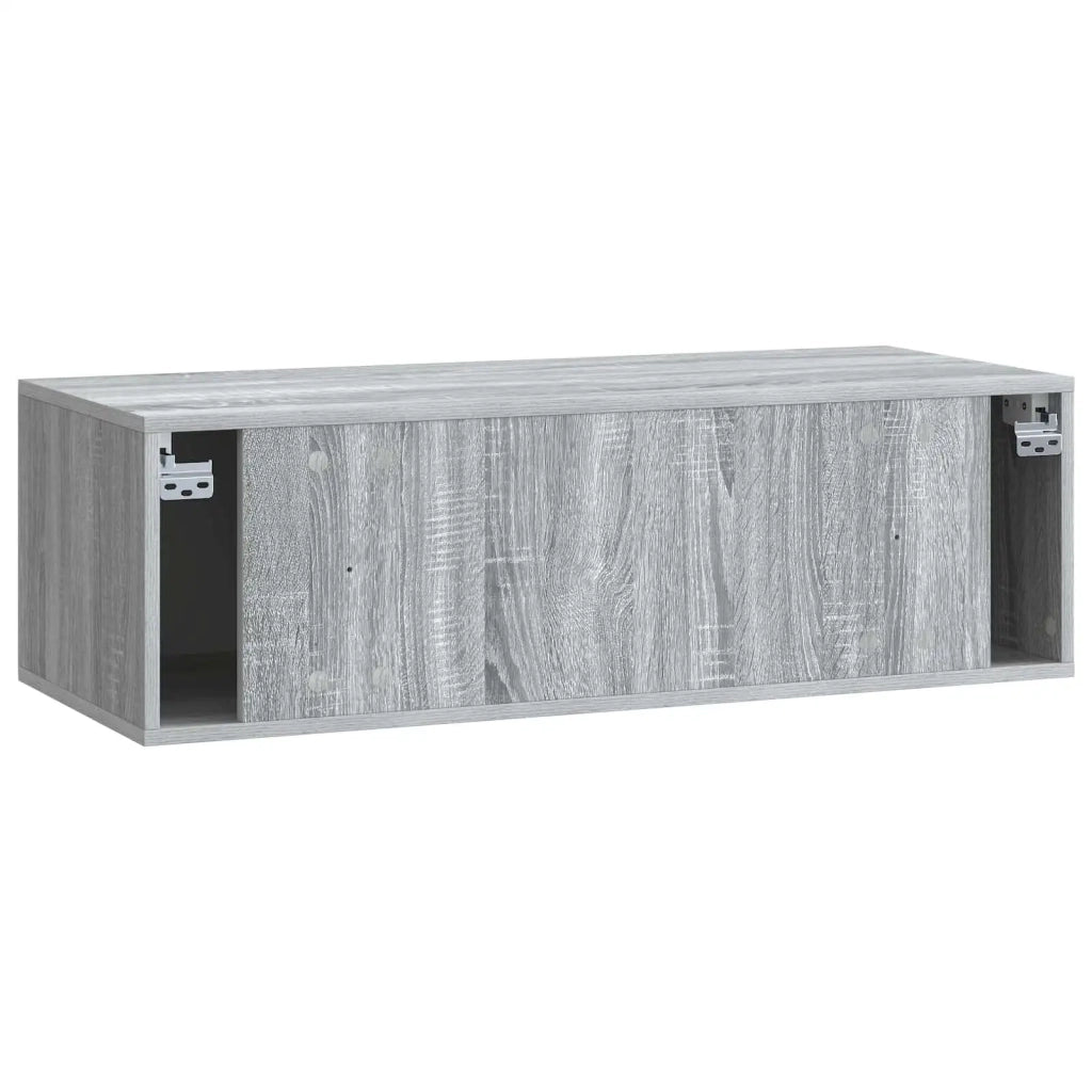 Mobile Porta TV da Muro 98 x 41 x 30 cm Sonoma grigio 899211