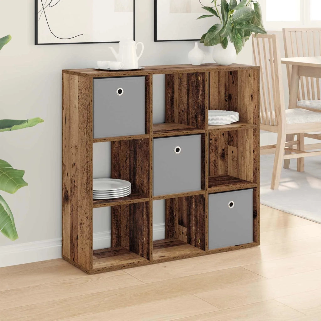 Credenza con cassetto Legno vecchio 88,5 x 29 x 84,5 cm