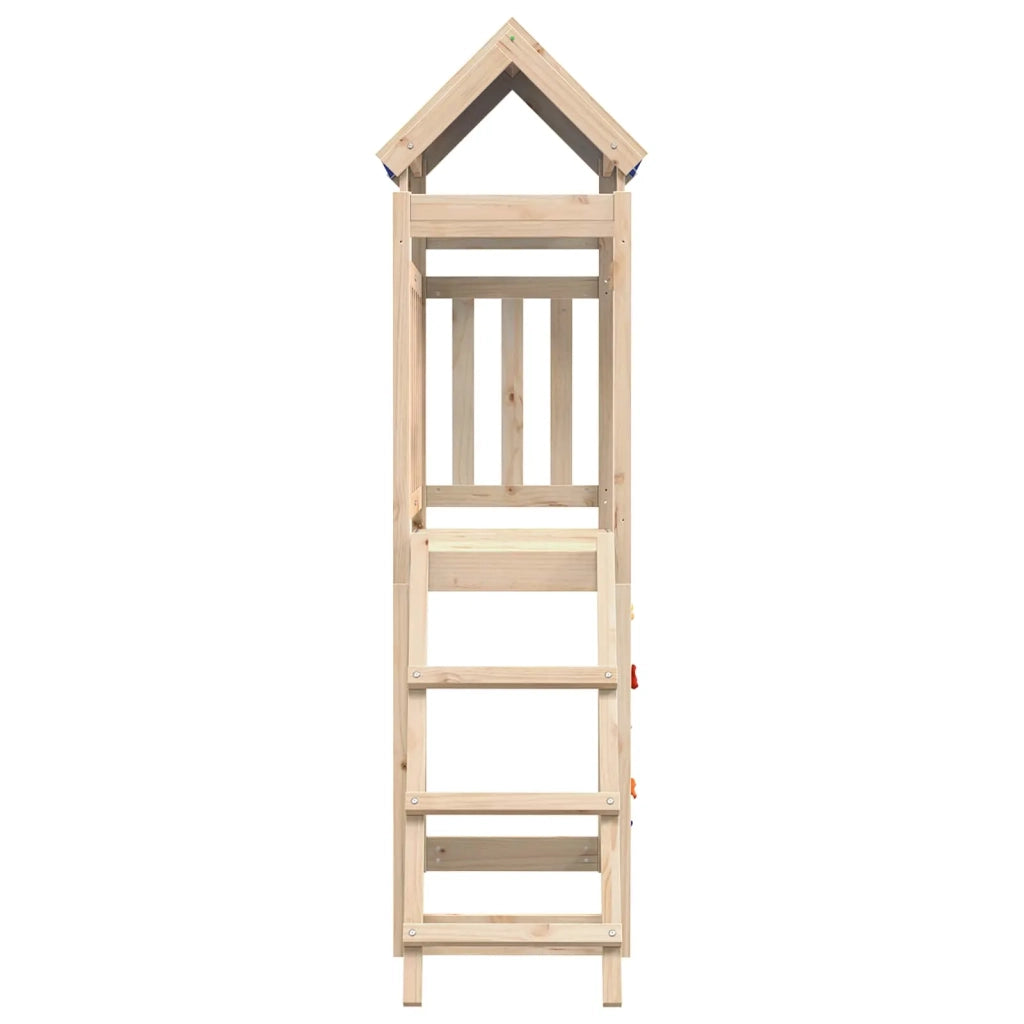 Torre da Gioco Marrone 110,5 x 52,5 x 215cm Pino massello
