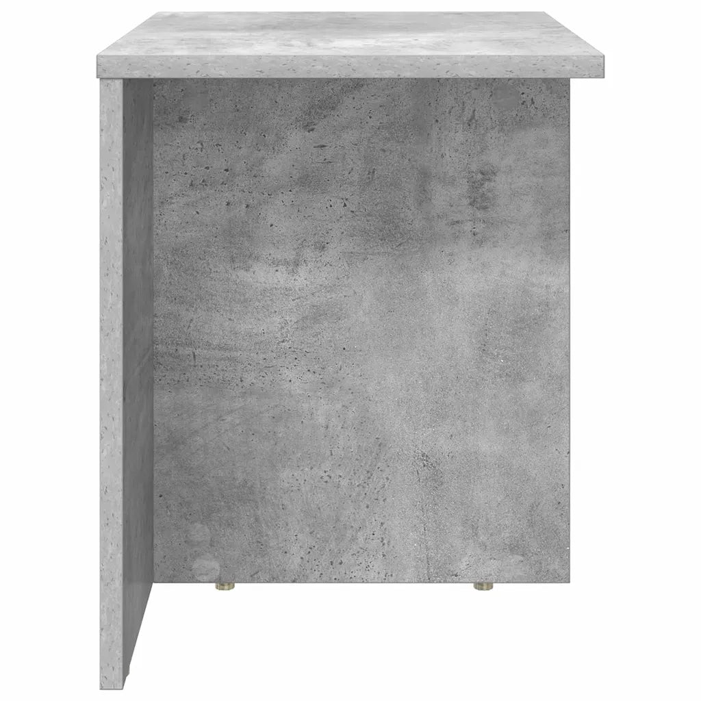 Tavolino Grigio cemento 37 x 32 x 40 cm Legno multistrato