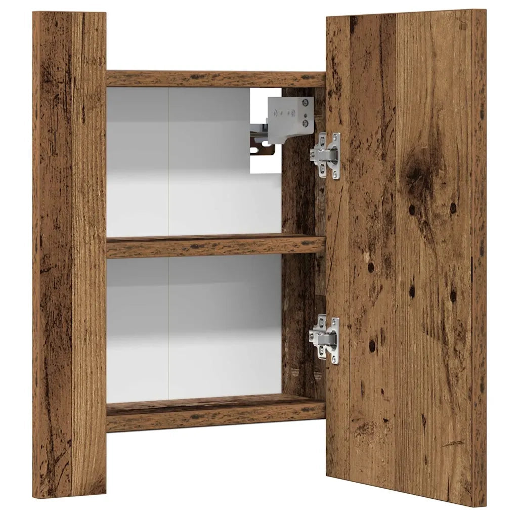 Mobile da Bagno Legno Antico 40x12x45cm in Legno Multistrato