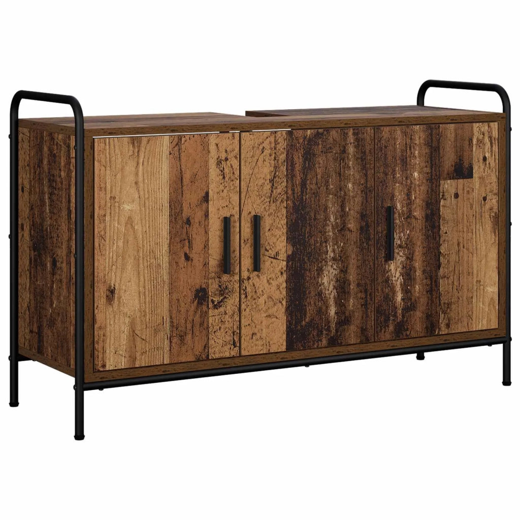 Mobile da Bagno Legno antico 95 x 34 x 61 cm 8014068