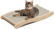 Pavimento di cricchetto in sisal per gatti, palo di cricchetto curvo in sisal, grande mat di cricchetto per gatti domestici, letto di cricchetto duraturo per gattini
