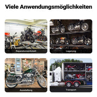 Cavalletto alzamoto per ruota anteriore, pneumatici da 17-21 pollici con larghezza 60-160 mm