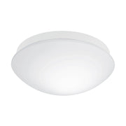 Plafoniera Contemporanea Bari-M Policarbonato Bianco 1 Luce E27