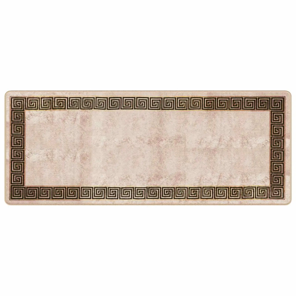 Runner Tappeto MARSA Nero 80 x 200 cm Poliestere e PVC