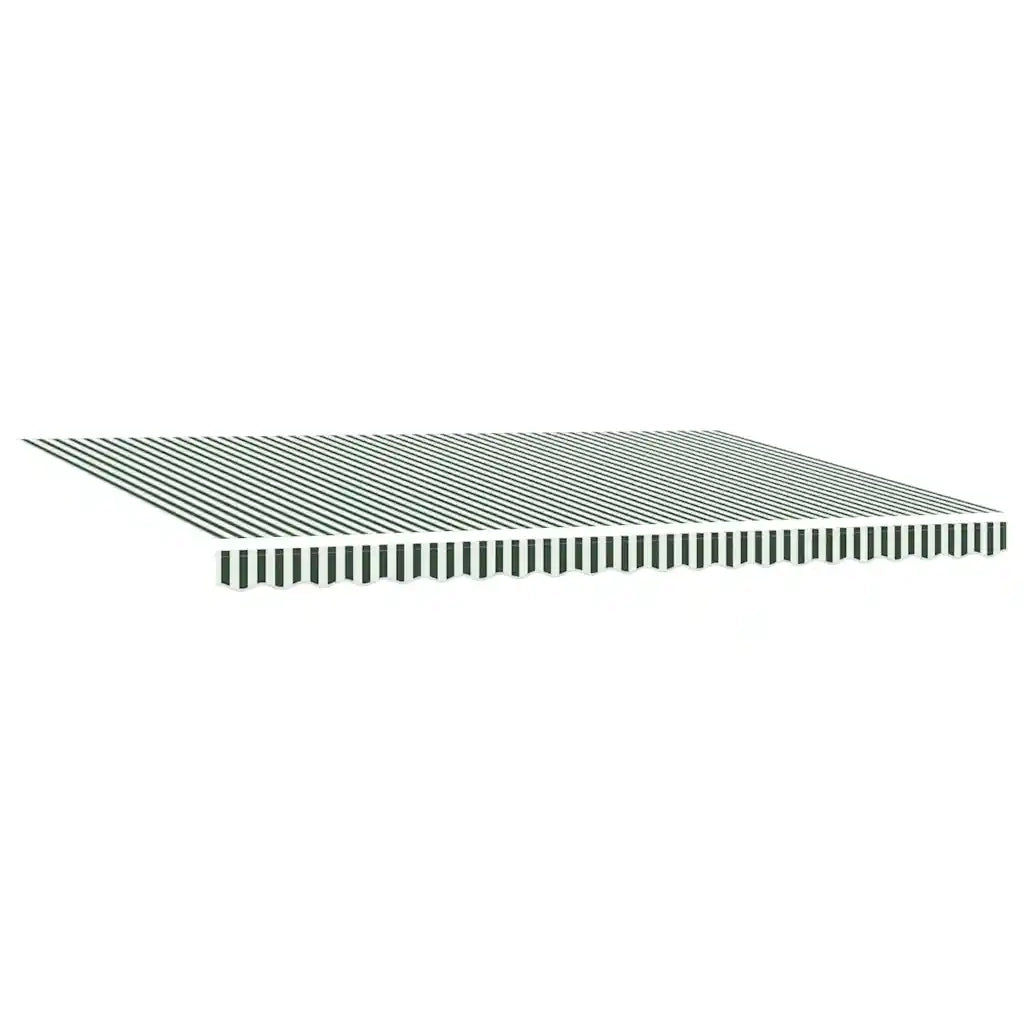 Telo di ricambio per tenda da sole Verde e Bianco 480 x 345 cm 42000663