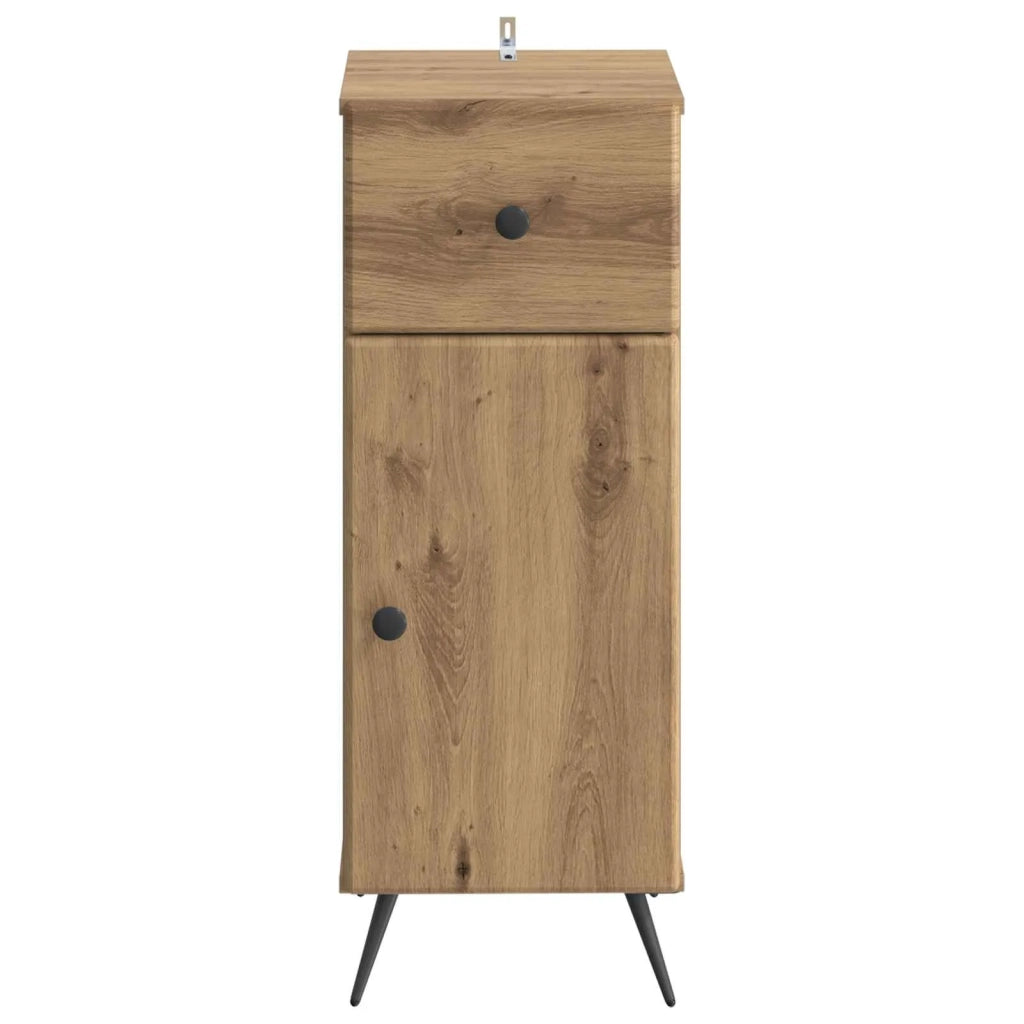 Mobiletto da Bagno BREDA Rovere Artigianale 30 x 31 x 80 cm 897494