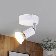 ZMH Faretto da soffitto bianchi 1 fiamma GU10 3000K moderni per camera letto