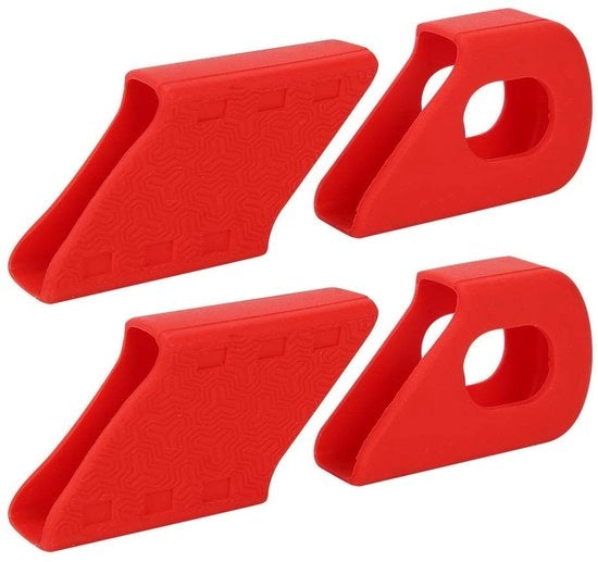 Protettore di Pedale in Silicone - 4 Unità - Resistente allo Shock - Resistentente allo Sfregio - Resistente al Calore - Facile da Pulire - 16,9 x 3,3 cm - Protezione Pedale