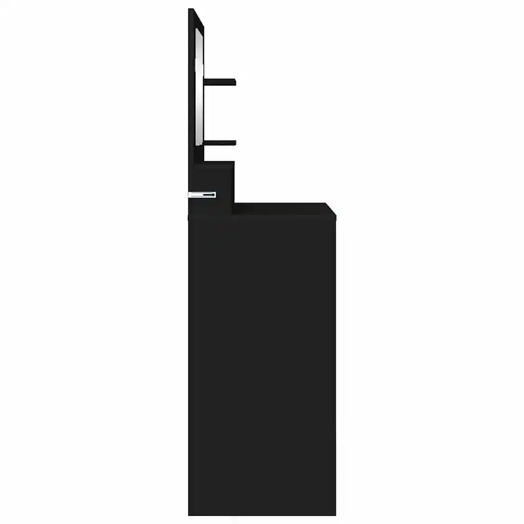 Tavoli da Trucco per Camera da Letto Nero 80 x 39,6 x 135 cm