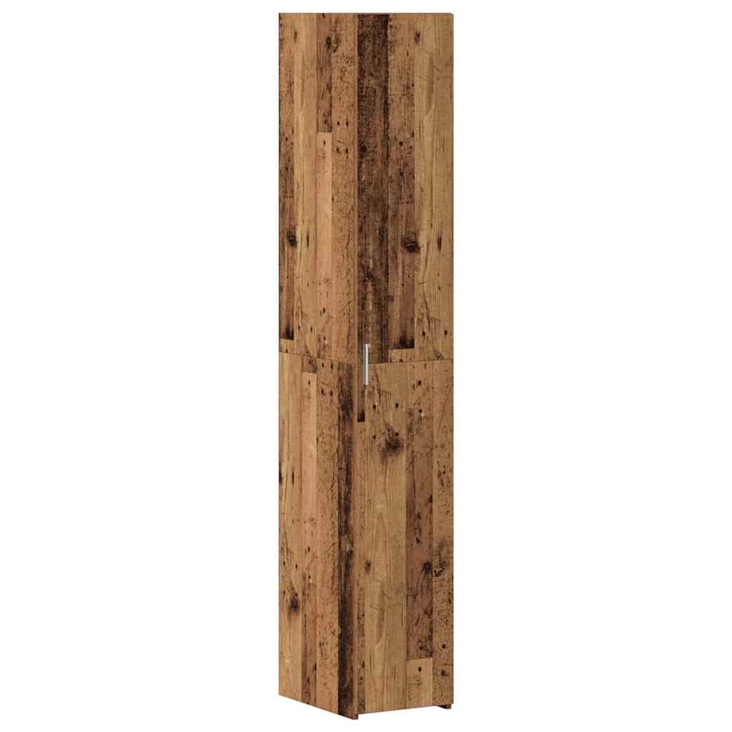 Mobiletto moderno e compatto dal design pulito adatto per ufficio o soggiorno 30 x 42,5 x 225 cm in legno anticato 02_0055996