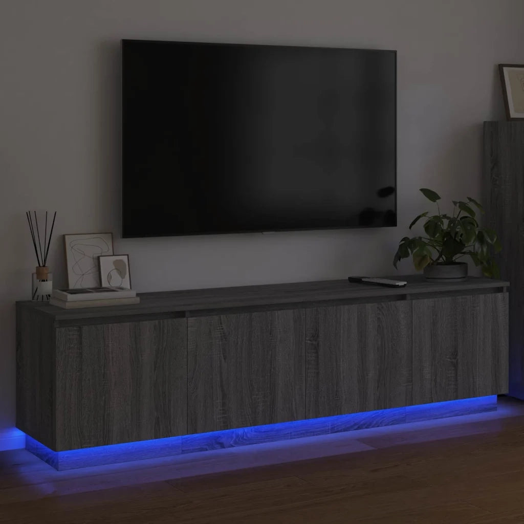 Mobile TV-Credenza TV-Console TV Grigio Sonoma 180 x 38 x 49 cm Legno multistrato