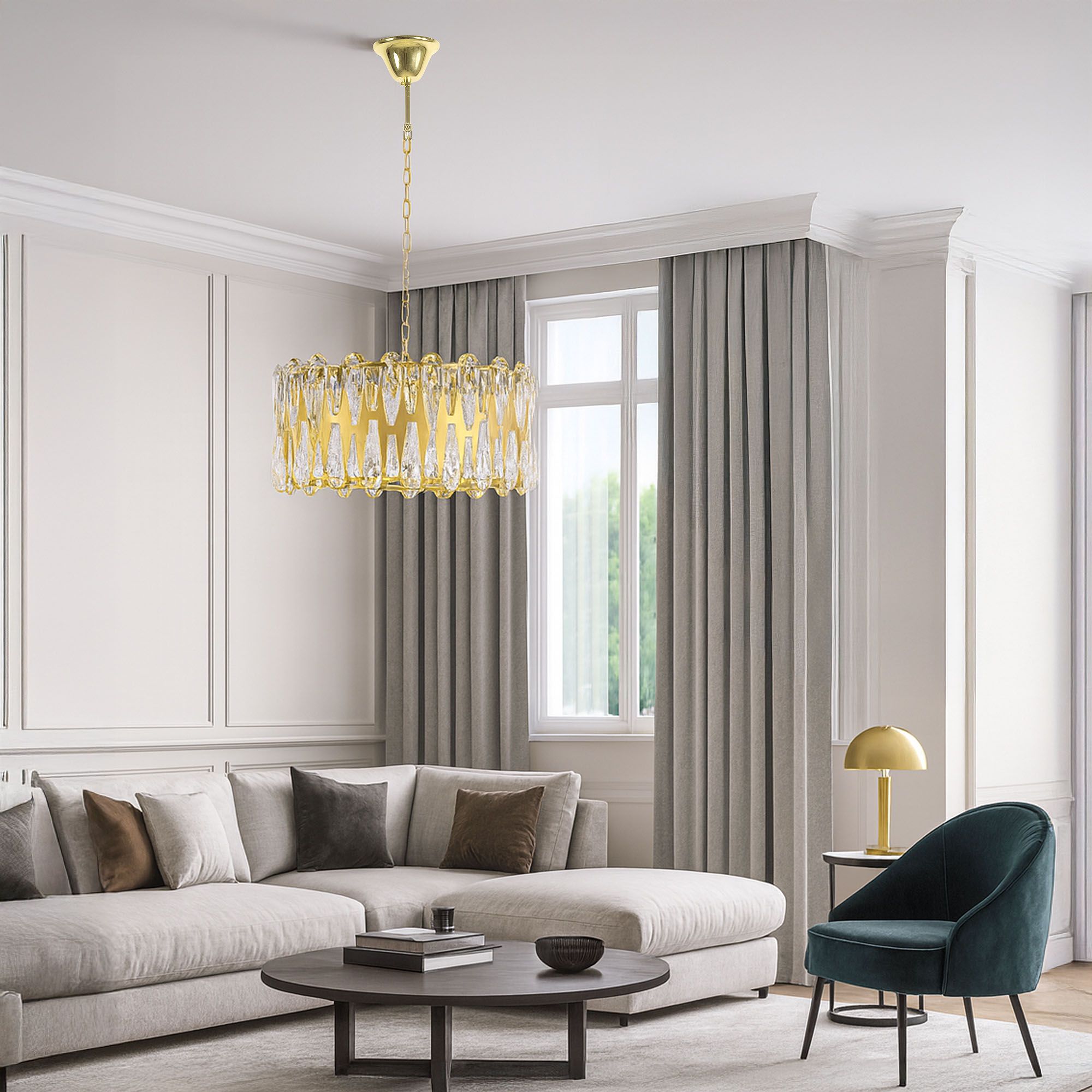 Lampada App1718-cp Gold