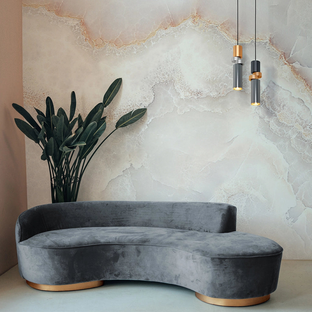 Maytoni Lampadario Sospensione Moderna Palette 1 luce GU10 nero metallo