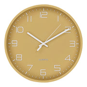 Orologio da Parete Rosolini, Arancione, Plastica, 4x30x30 cm