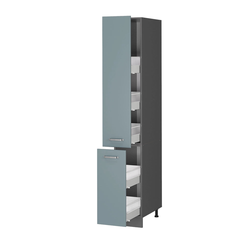 Vicco Armadio da farmacia Grigio-blu 30 cm