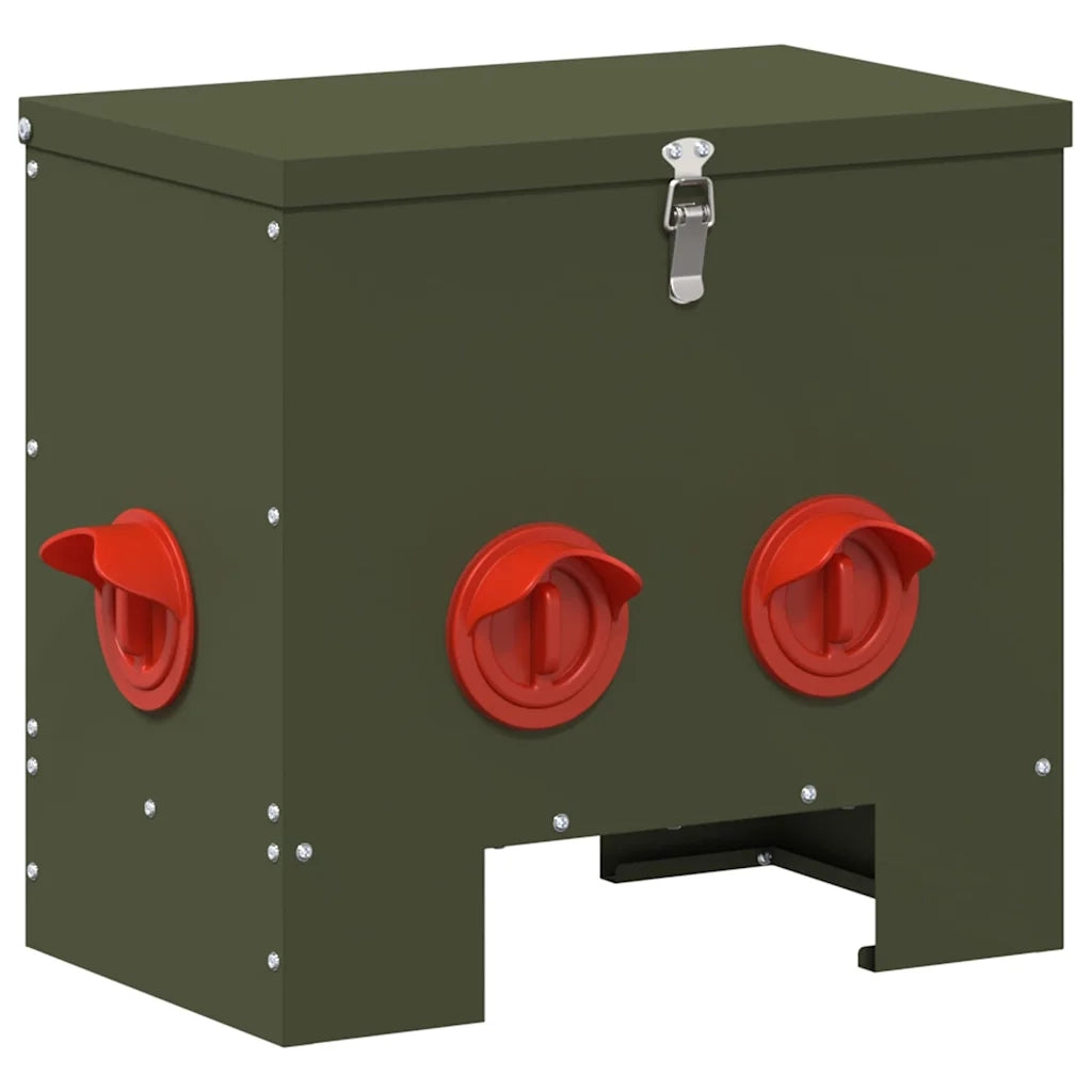 Feeder per pollo Verde oliva 40,5 x 25 x 38 cm CFW8093795