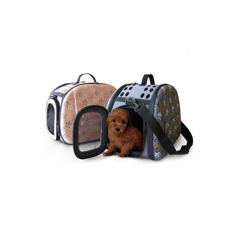 Trade Shop - Trasportino A Borsa Per Cani E Gatti Animali A Tracolla Portatile Richiudibile -