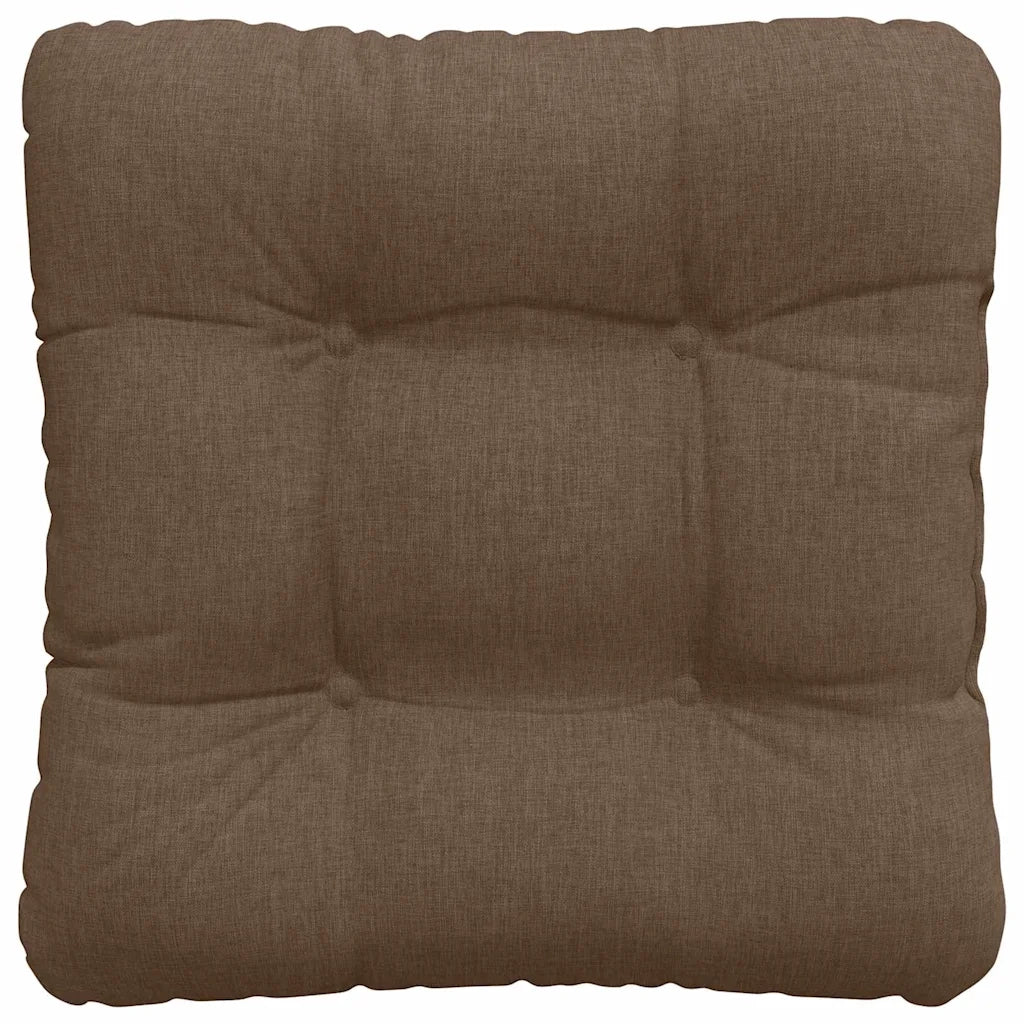 Cuscini per Seduta 4 pcs Marrone 40 x 40 x 12 cm Tessuto