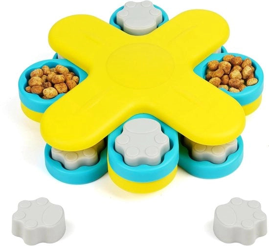 Puzzola per cani Allettamento per piccoli, medi e grandi cani - Bocchetta alimentare lenta per allenamento intellettivo/brainstimolazione