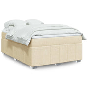 Giroletto a Molle con Materasso Crema 140x19 cm in Tessuto 3285475