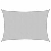 Vela Parasole | Telo Ombra | Vela da ombra Grigio Chiaro 3,5x2,5 m 100% Poliestere Oxford