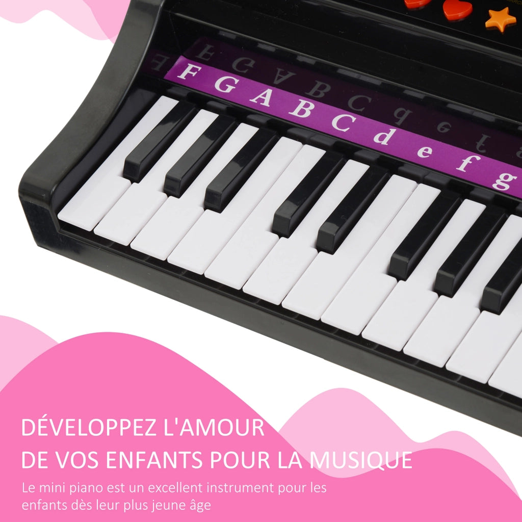 Tavolo Pianoforte Elettronico ¨C zephmum ¨C 37 Tasti LED Multifunzione con Microfono