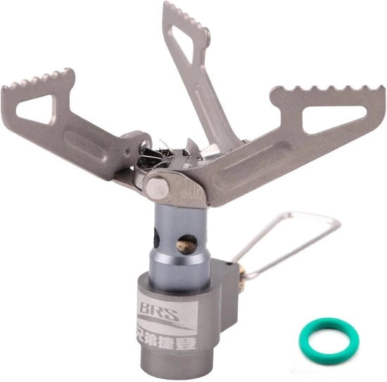 BRS 3000T - Bruciatore a gas ultraleggero - Titanio - 26 gram - 2700W - Cottura portatile