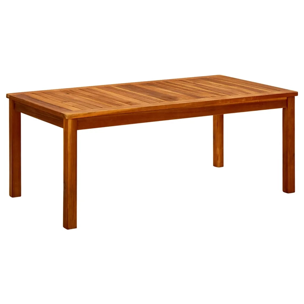 Tavolino da Giardino 110x60x45 cm in Legno Massello di Acacia cod mxl 34431