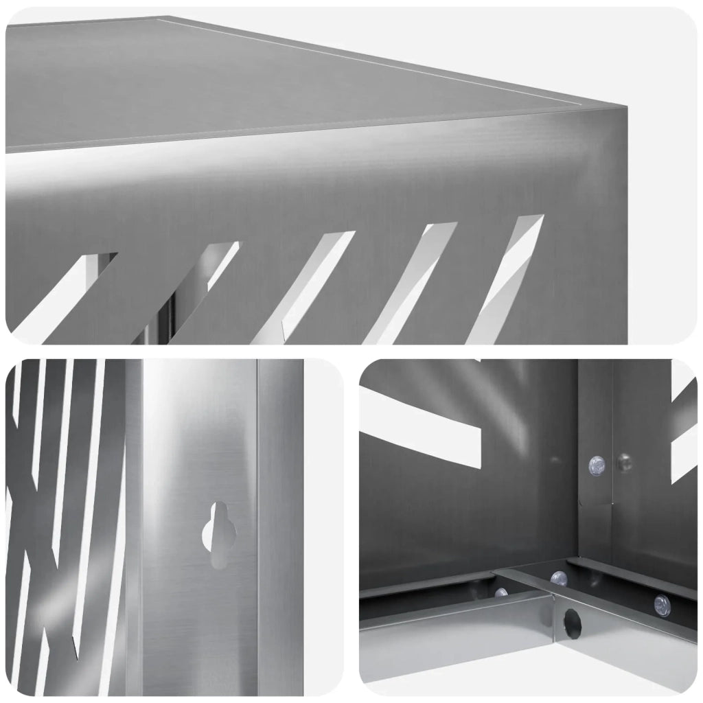 Copertura per condizionatore d'aria Argento 90 x 40 x 60 cm 8014099