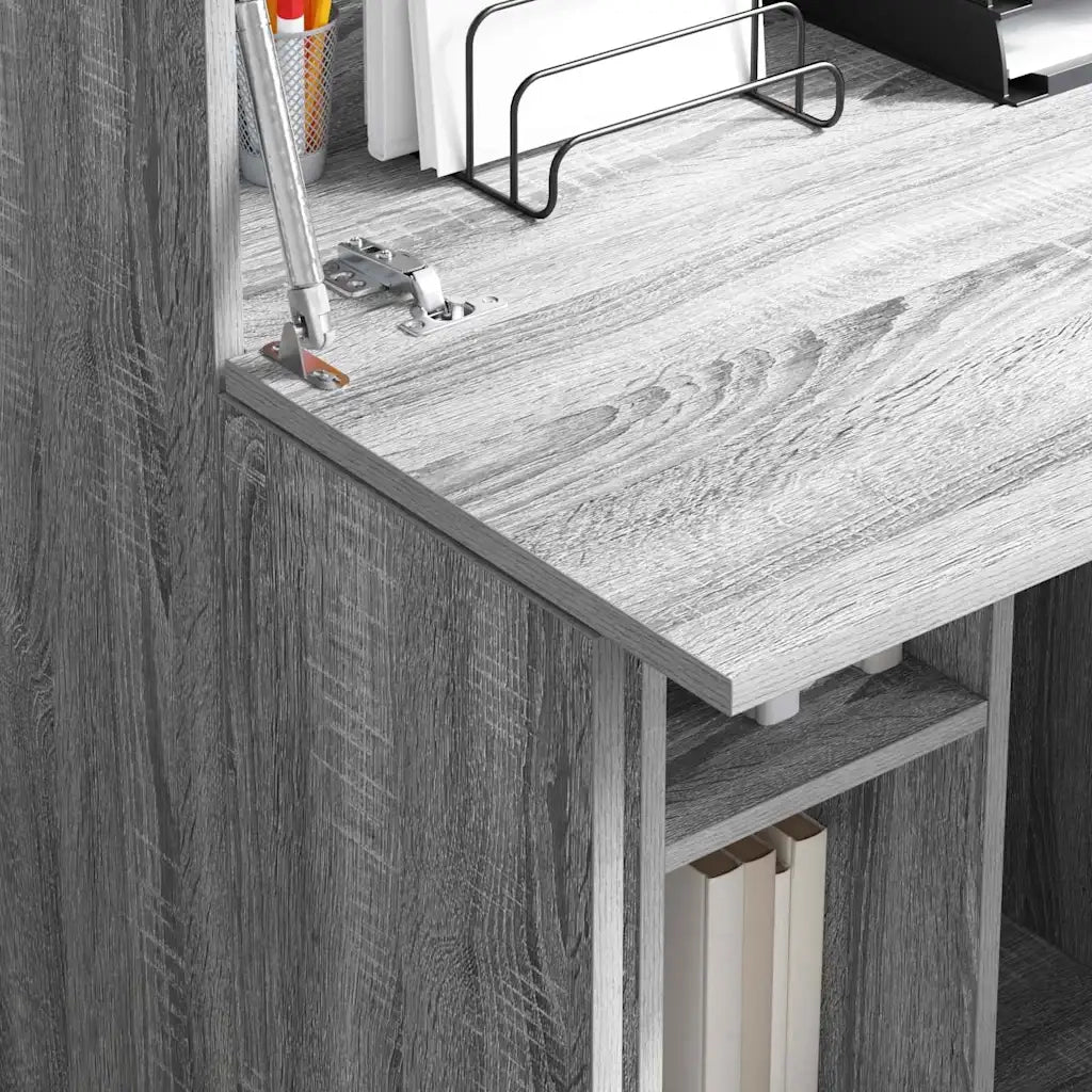 Scrivania Grigio Sonoma Legno ingegnerizzato 869487