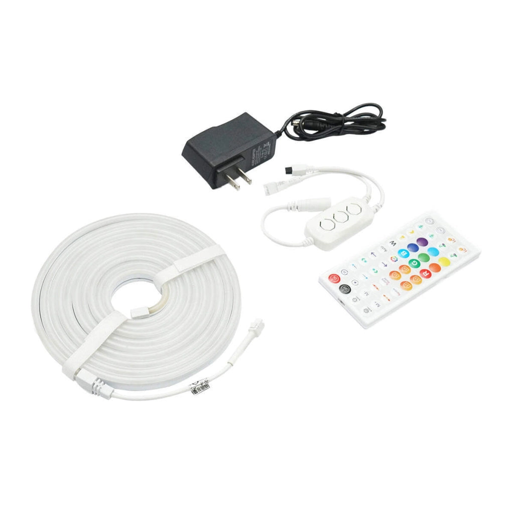 Striscia LED 3m RGBIC smart, 24V DC, bluetooth, telecomando, applicazione SurpLife IP65