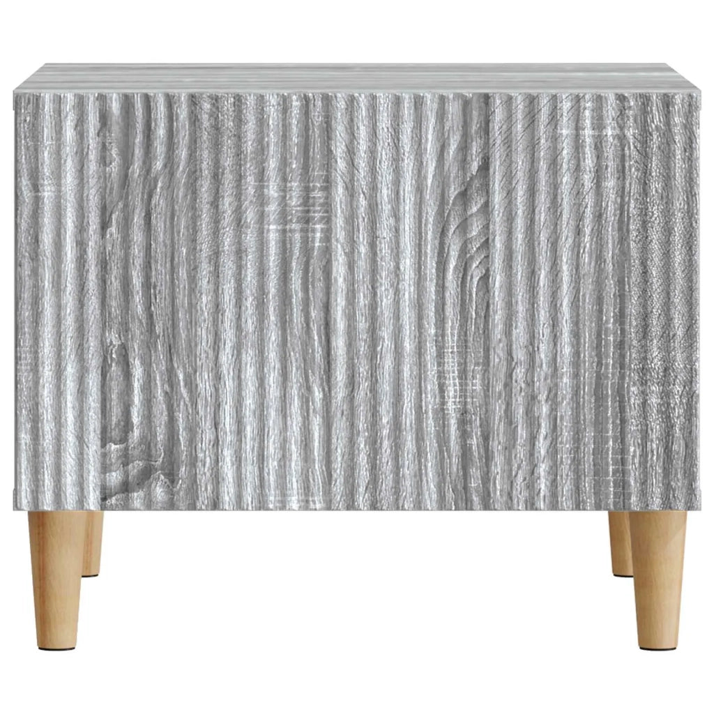 Tavolino da salotto con cassetto Grigio Sonoma 49 x 50 x 40 cm